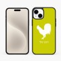 כיסוי בעיצוב אישי עם השם שלך לדגם - Apple iPhone 15 Plus בעיצוב תרנגול