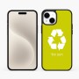 כיסוי בעיצוב אישי עם השם שלך לדגם - Apple iPhone 15 Plus בעיצוב למחזר