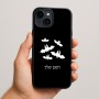 כיסוי בעיצוב אישי עם השם שלך לדגם - Apple iPhone 15 Plus בעיצוב עטלפים