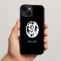 כיסוי בעיצוב אישי עם השם שלך לדגם - Apple iPhone 15 Plus בעיצוב פני אריה
