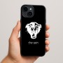 כיסוי בעיצוב אישי עם השם שלך לדגם - Apple iPhone 15 Plus בעיצוב פני פנטרה