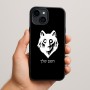 כיסוי בעיצוב אישי עם השם שלך לדגם - Apple iPhone 15 Plus בעיצוב זאב