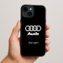 כיסוי בעיצוב אישי עם השם שלך לדגם - Apple iPhone 15 Plus בעיצוב אאודי