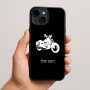 כיסוי בעיצוב אישי עם השם שלך לדגם - Apple iPhone 15 Plus בעיצוב הארלי-דיווידסון