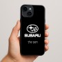 כיסוי בעיצוב אישי עם השם שלך לדגם - Apple iPhone 15 Plus בעיצוב סובארו