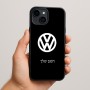 כיסוי בעיצוב אישי עם השם שלך לדגם - Apple iPhone 15 Plus בעיצוב פולקסווגן