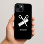 כיסוי בעיצוב אישי עם השם שלך לדגם - Apple iPhone 15 Plus בעיצוב מעצב שיער