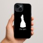 כיסוי בעיצוב אישי עם השם שלך לדגם - Apple iPhone 15 Plus בעיצוב נסיכה