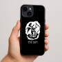 כיסוי בעיצוב אישי עם השם שלך לדגם - Apple iPhone 15 Plus בעיצוב אנג'ל מוזיקלי