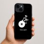 כיסוי בעיצוב אישי עם השם שלך לדגם - Apple iPhone 15 Plus בעיצוב תקליטור - אזור מוזיקה