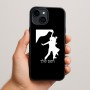 כיסוי בעיצוב אישי עם השם שלך לדגם - Apple iPhone 15 Plus בעיצוב אישה רוקדת עם גבר