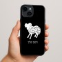 כיסוי בעיצוב אישי עם השם שלך לדגם - Apple iPhone 15 Plus בעיצוב מזלות - טלה