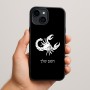 כיסוי בעיצוב אישי עם השם שלך לדגם - Apple iPhone 15 Plus בעיצוב מזלות - עקרב