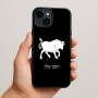 כיסוי בעיצוב אישי עם השם שלך לדגם - Apple iPhone 15 Plus בעיצוב מזלות - שור