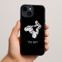 כיסוי בעיצוב אישי עם השם שלך לדגם - Apple iPhone 15 Plus בעיצוב רוכב טרקטורונים