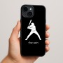 כיסוי בעיצוב אישי עם השם שלך לדגם - Apple iPhone 15 Plus בעיצוב שחקן בייסבול
