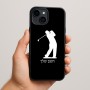כיסוי בעיצוב אישי עם השם שלך לדגם - Apple iPhone 15 Plus בעיצוב שחקן גולף
