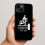 כיסוי בעיצוב אישי עם השם שלך לדגם - Apple iPhone 15 Plus בעיצוב רוכב סוסים