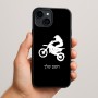 כיסוי בעיצוב אישי עם השם שלך לדגם - Apple iPhone 15 Plus בעיצוב מוטוקרוס