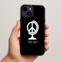 כיסוי בעיצוב אישי עם השם שלך לדגם - Apple iPhone 15 Plus בעיצוב גלובוסי שלום