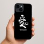 כיסוי בעיצוב אישי עם השם שלך לדגם - Apple iPhone 15 Plus בעיצוב אהבה באותיות יפניות