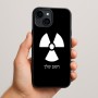 כיסוי בעיצוב אישי עם השם שלך לדגם - Apple iPhone 15 Plus בעיצוב פצצת אטום גרעינית