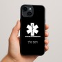 כיסוי בעיצוב אישי עם השם שלך לדגם - Apple iPhone 15 Plus בעיצוב חובש