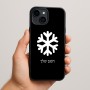 כיסוי בעיצוב אישי עם השם שלך לדגם - Apple iPhone 15 Plus בעיצוב שלג