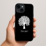 כיסוי בעיצוב אישי עם השם שלך לדגם - Apple iPhone 15 Plus בעיצוב עץ