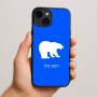 כיסוי בעיצוב אישי עם השם שלך לדגם - Apple iPhone 15 Plus בעיצוב דוב