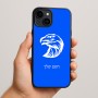 כיסוי בעיצוב אישי עם השם שלך לדגם - Apple iPhone 15 Plus בעיצוב ראש נשר