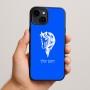 כיסוי בעיצוב אישי עם השם שלך לדגם - Apple iPhone 15 Plus בעיצוב ראש סוס