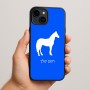 כיסוי בעיצוב אישי עם השם שלך לדגם - Apple iPhone 15 Plus בעיצוב סוס