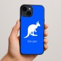 כיסוי בעיצוב אישי עם השם שלך לדגם - Apple iPhone 15 Plus בעיצוב קנגורו