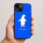 כיסוי בעיצוב אישי עם השם שלך לדגם - Apple iPhone 15 Plus בעיצוב פינגווין
