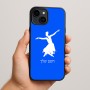 כיסוי בעיצוב אישי עם השם שלך לדגם - Apple iPhone 15 Plus בעיצוב בלרינה