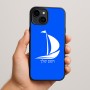 כיסוי בעיצוב אישי עם השם שלך לדגם - Apple iPhone 15 Plus בעיצוב סירה
