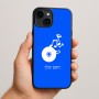 כיסוי בעיצוב אישי עם השם שלך לדגם - Apple iPhone 15 Plus בעיצוב תקליטור - אזור מוזיקה
