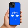 כיסוי בעיצוב אישי עם השם שלך לדגם - Apple iPhone 15 Plus בעיצוב מזלות - מאזניים