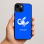 כיסוי בעיצוב אישי עם השם שלך לדגם - Apple iPhone 15 Plus בעיצוב מזלות - עקרב