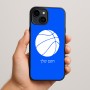 כיסוי בעיצוב אישי עם השם שלך לדגם - Apple iPhone 15 Plus בעיצוב כדורסל