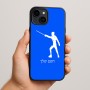 כיסוי בעיצוב אישי עם השם שלך לדגם - Apple iPhone 15 Plus בעיצוב לוחם סייף