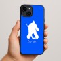 כיסוי בעיצוב אישי עם השם שלך לדגם - Apple iPhone 15 Plus בעיצוב הוקי שוערים