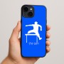כיסוי בעיצוב אישי עם השם שלך לדגם - Apple iPhone 15 Plus בעיצוב קפיצת משוכות