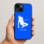 כיסוי בעיצוב אישי עם השם שלך לדגם - Apple iPhone 15 Plus בעיצוב סקי