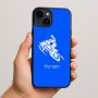 כיסוי בעיצוב אישי עם השם שלך לדגם - Apple iPhone 15 Plus בעיצוב אופנוע שלג