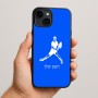 כיסוי בעיצוב אישי עם השם שלך לדגם - Apple iPhone 15 Plus בעיצוב שחקן טניס