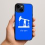 כיסוי בעיצוב אישי עם השם שלך לדגם - Apple iPhone 15 Plus בעיצוב באר נפט