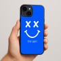 כיסוי בעיצוב אישי עם השם שלך לדגם - Apple iPhone 15 Plus בעיצוב סמיילי