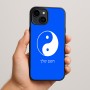 כיסוי בעיצוב אישי עם השם שלך לדגם - Apple iPhone 15 Plus בעיצוב סמל יינג יאנג